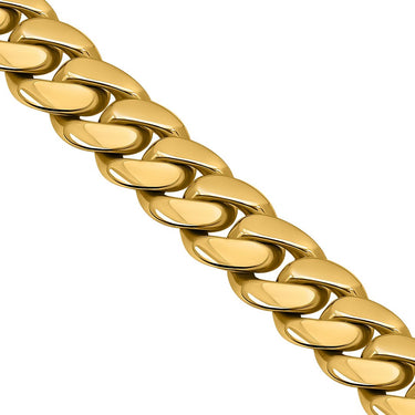 14k Yellow Gold Diamond Cuban Chain 94 Ctw